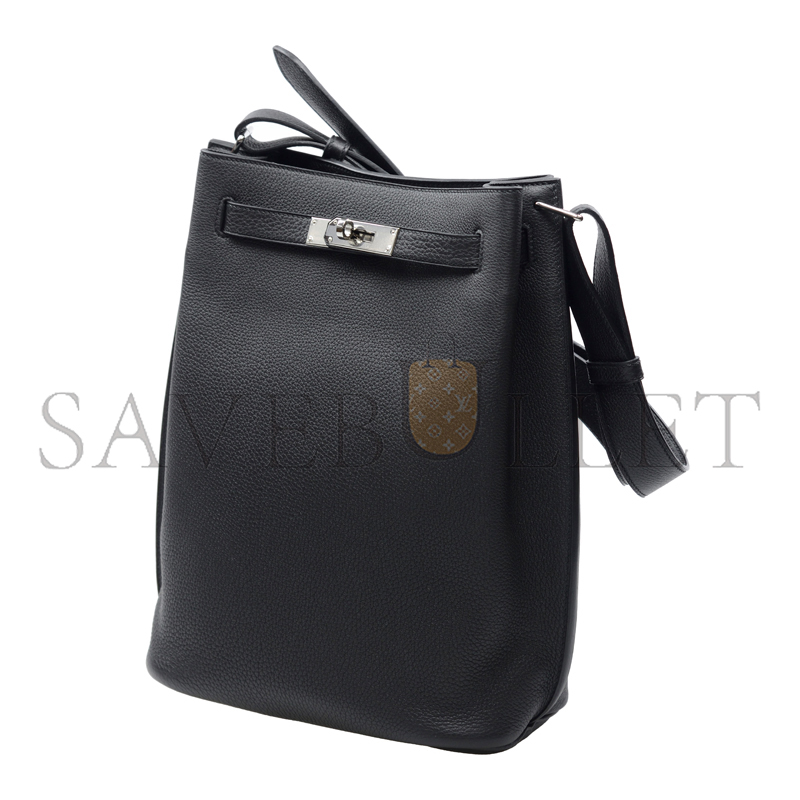 HERMÈS SO KELLY 22 TOGO PALLADIUM HARDWARE (30*22*9cm)